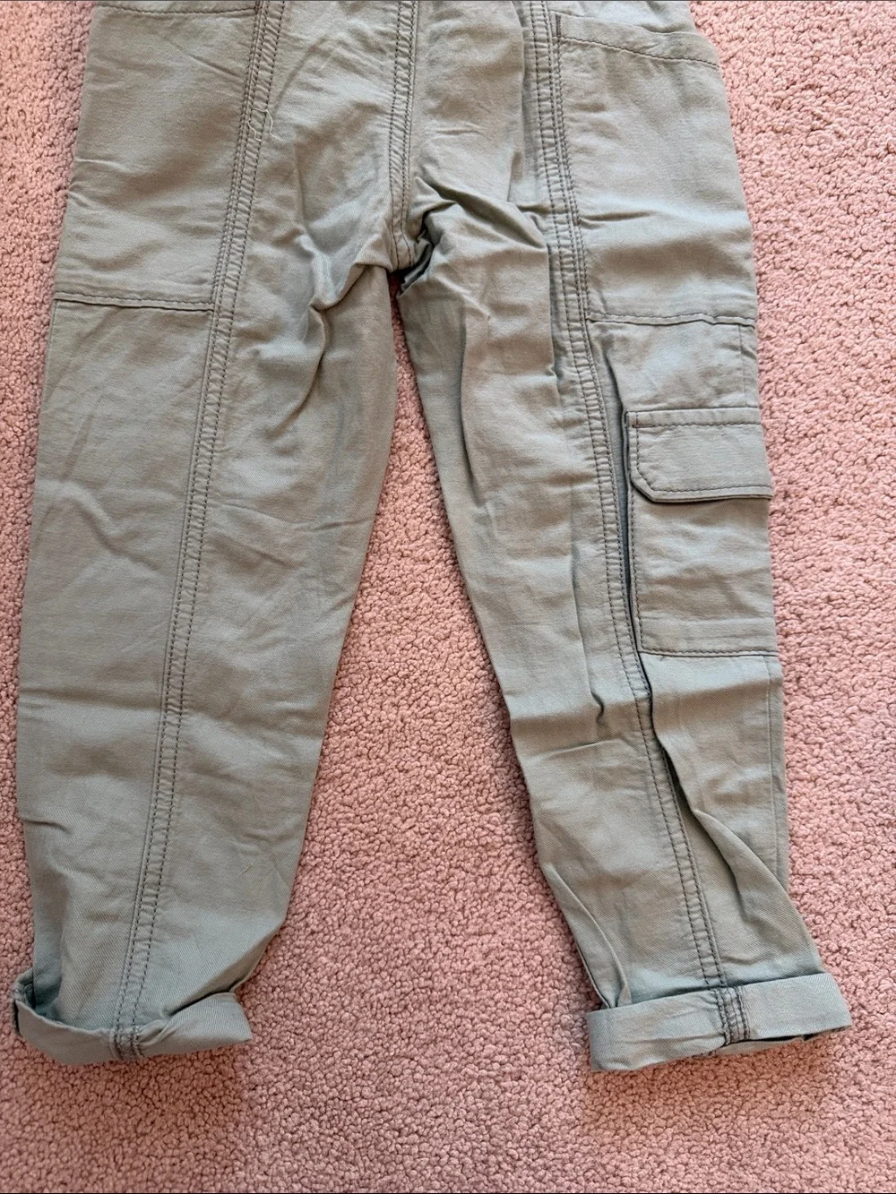 OshKosh B'gosh Olive Tie-Waist Cargo Pants for Kids